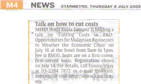 The-Star-9th-July-2009-Event-Listing-on-Melia-Hotel-Talk